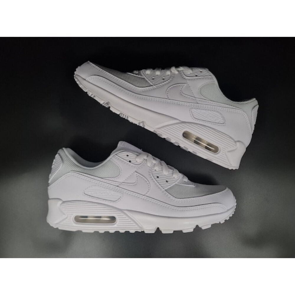 Nike Air Max 90. Recraft Triple White. Size 8 - CN8490-100
